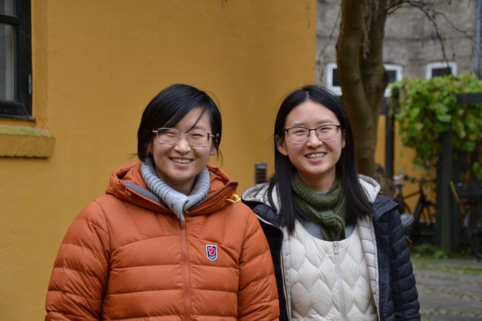 Fra venstre: Anni Songliang Guo og Anne Yongliang Guo