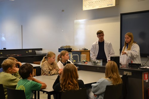 Katedralskolens elever underviser grundskoleelever