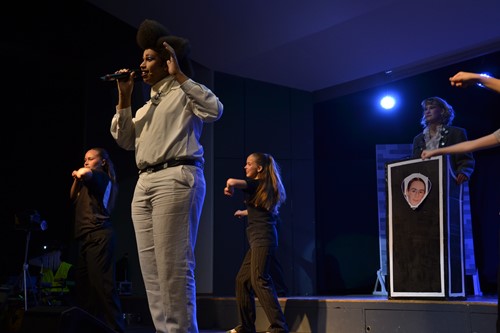 Skuespiller på scenen