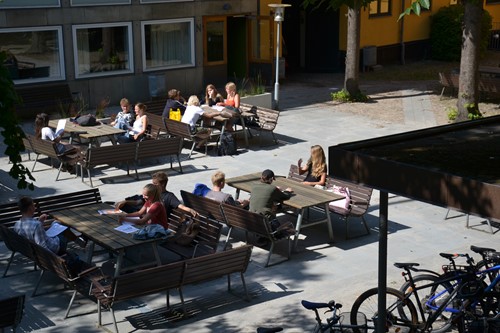 Sommer i skolegården